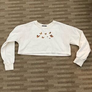 Forever 21 cropped crew neck